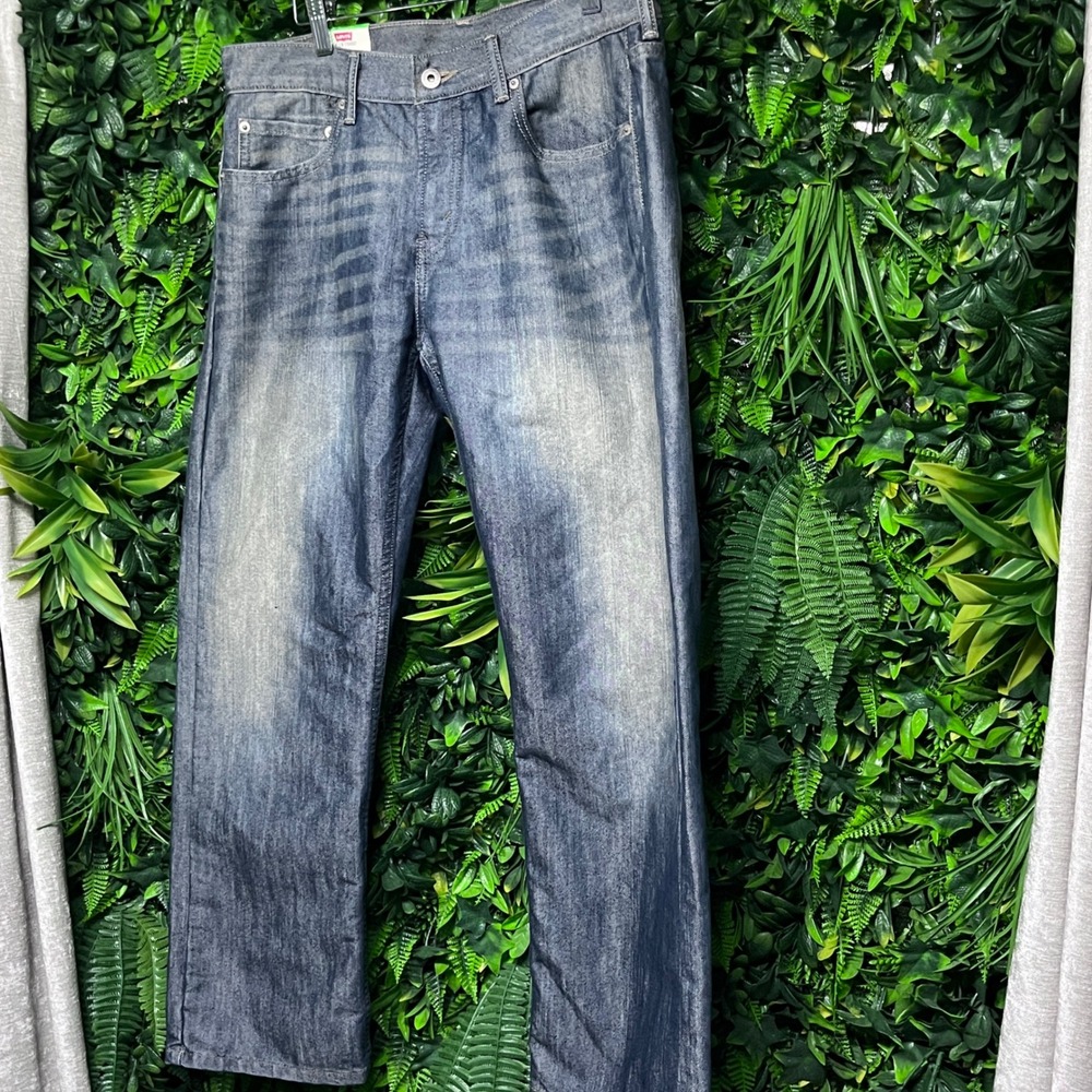 Levis 514 Slim Straight Boys Husky Jeans‎ 12 Husky Blue Denim 32x27 NWT 3660